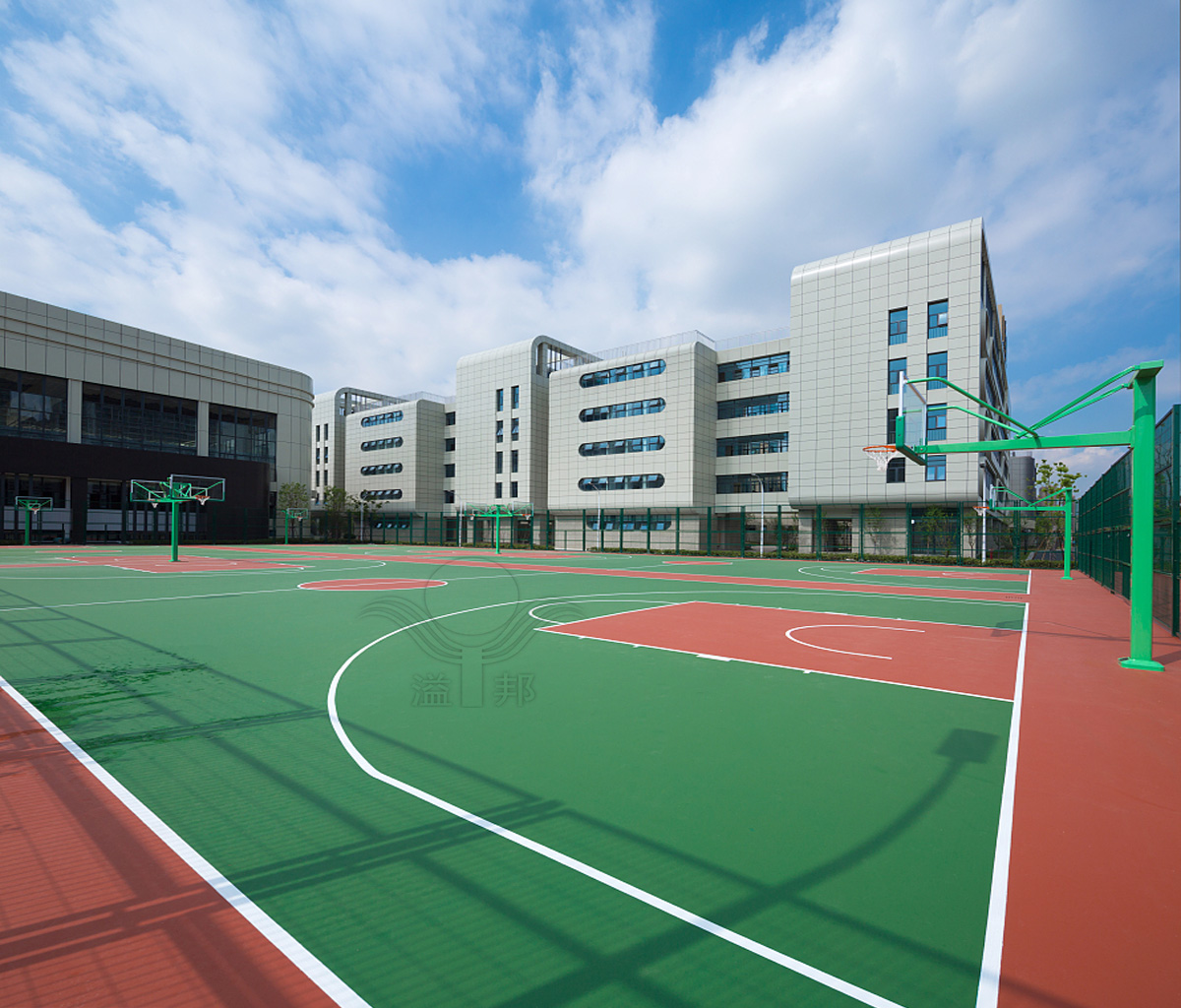塑膠籃球場建設